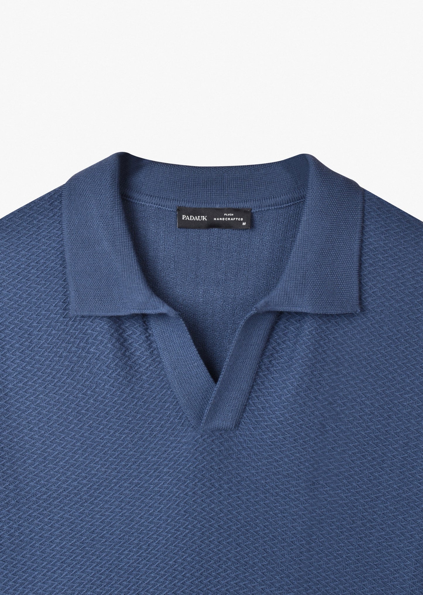 TEXTURED KNIT POLO SHIRT