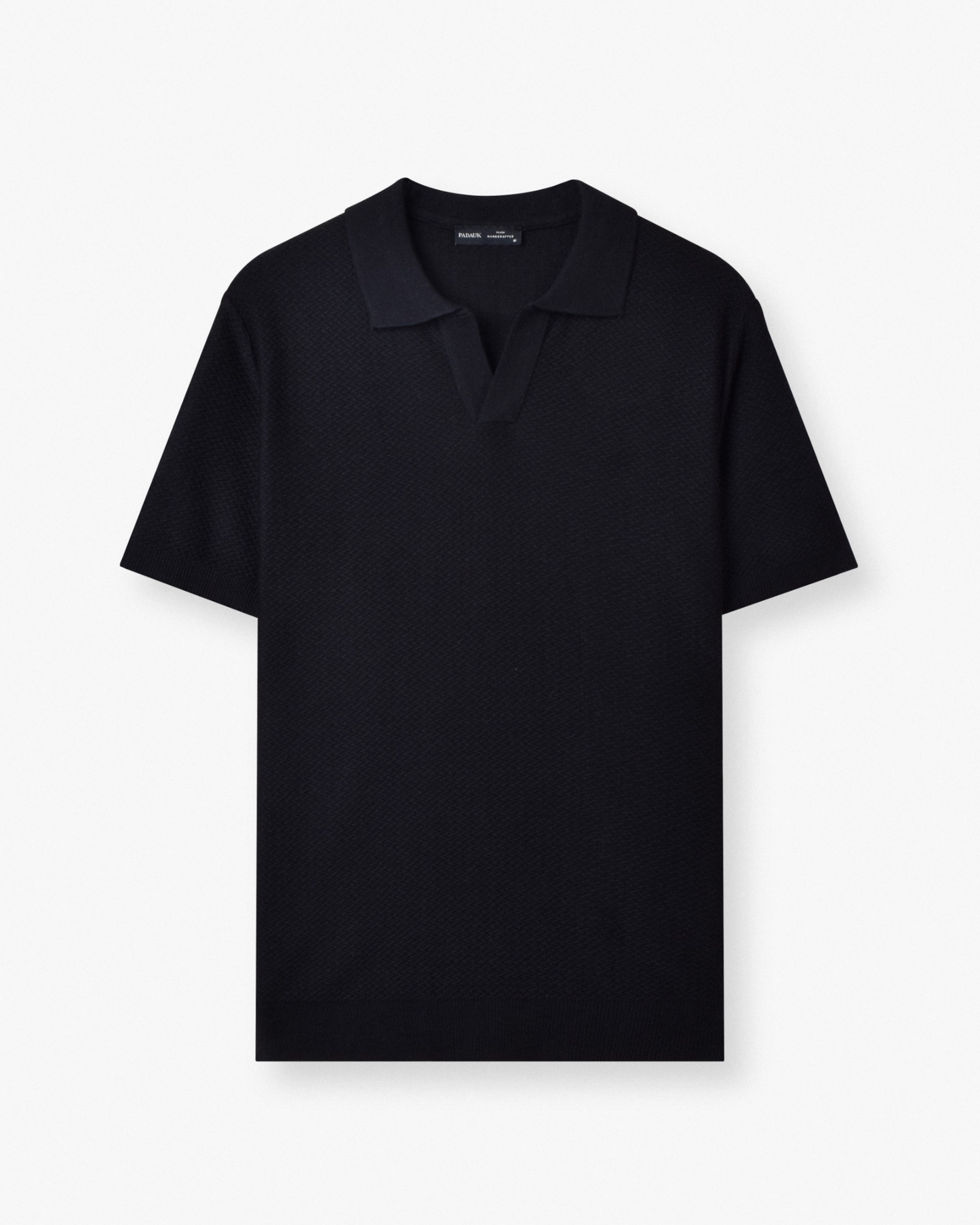 TEXTURED KNIT POLO SHIRT