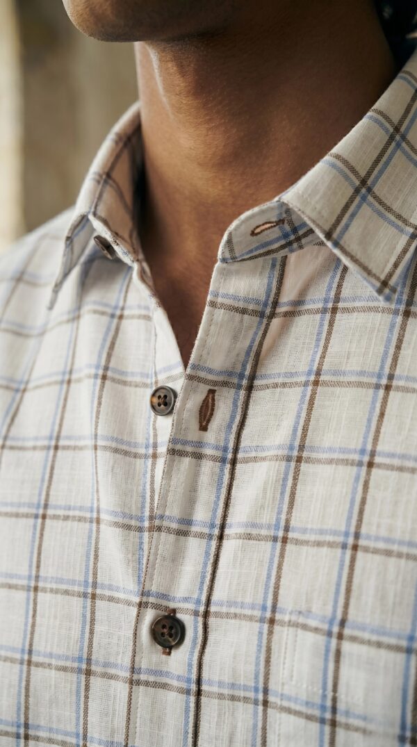Chemise Carreaux Manches Courtes