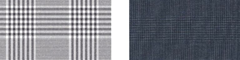 Chemise homme motif glen check fin — قميص رجالي بنقشة غلين تشيك