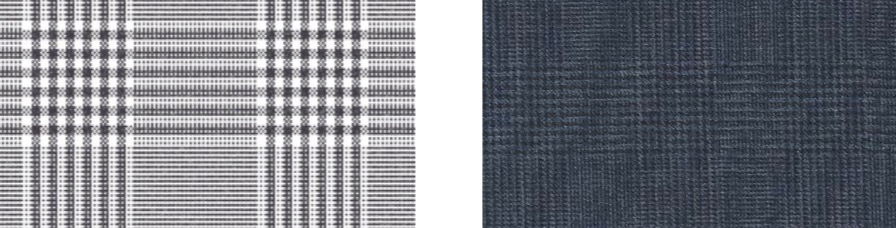 Chemise homme motif glen check fin — قميص رجالي بنقشة غلين تشيك
