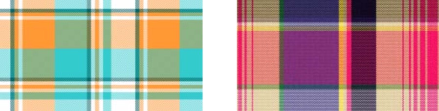 Chemise homme motif madras d’été coloré — قميص رجالي بنقشة مادراس صيفية